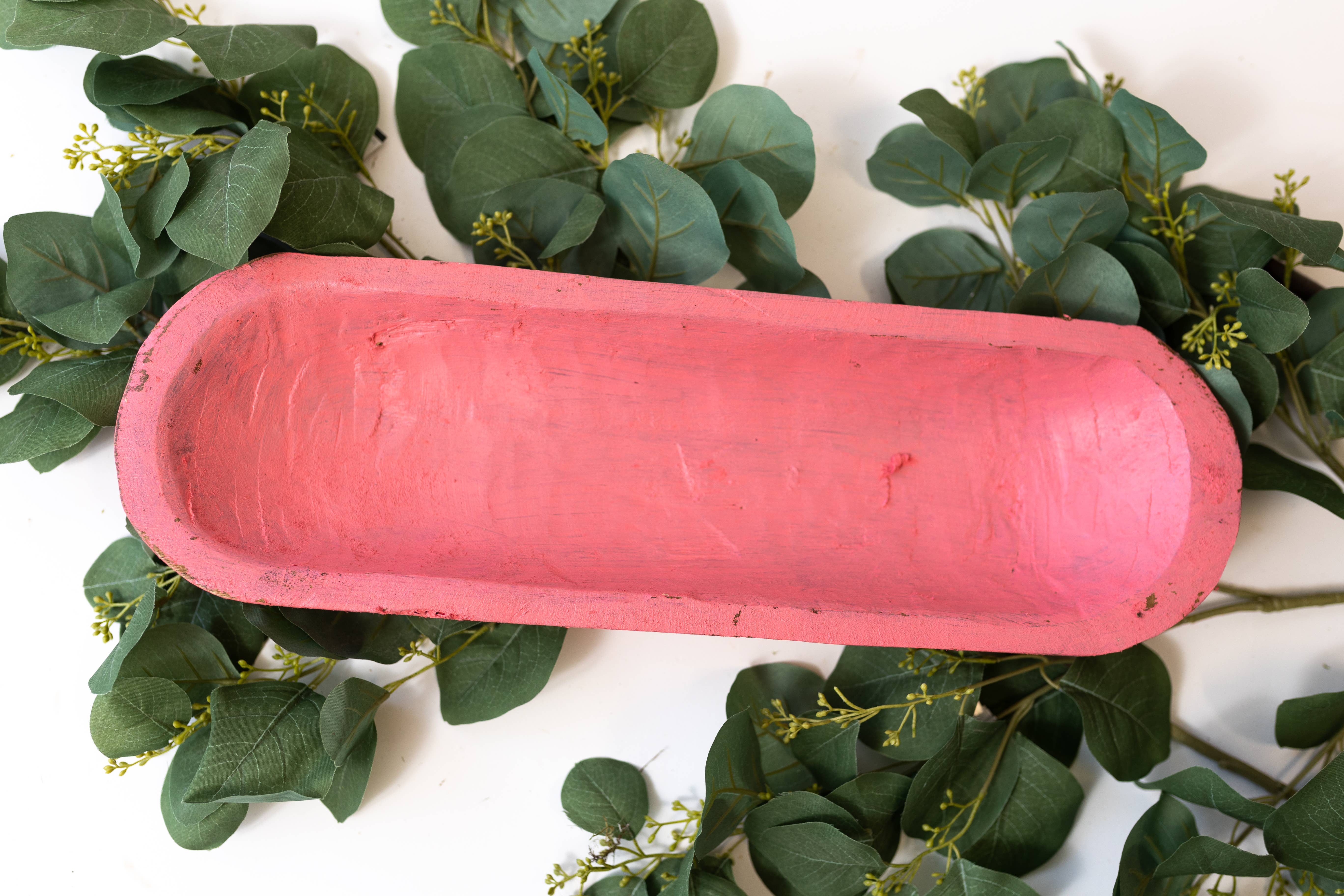 Forever Green Art - Wholesale Decorative Plate/Dish/Bowl - Small Wood Bread Bowl 19" L5