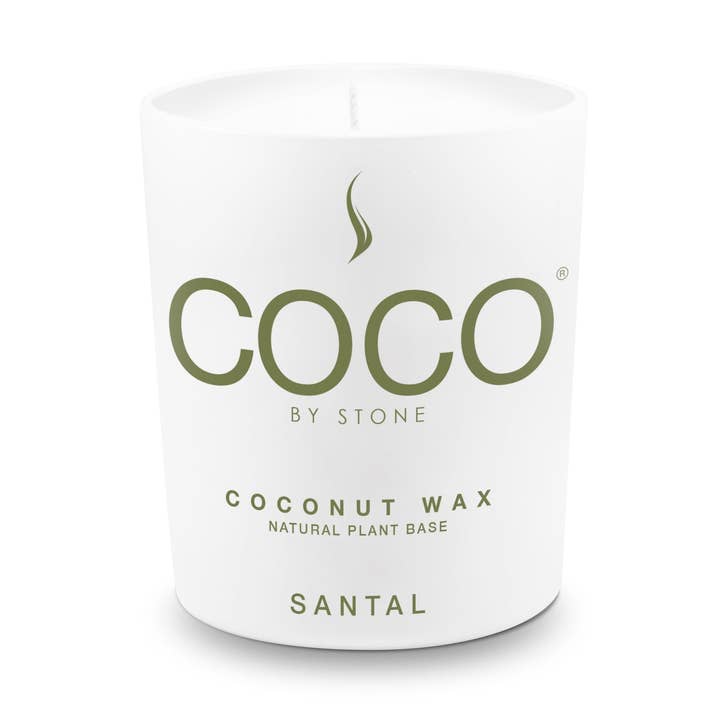Santal Coconut Wax Candle for wholesale by ENVIRONMENT