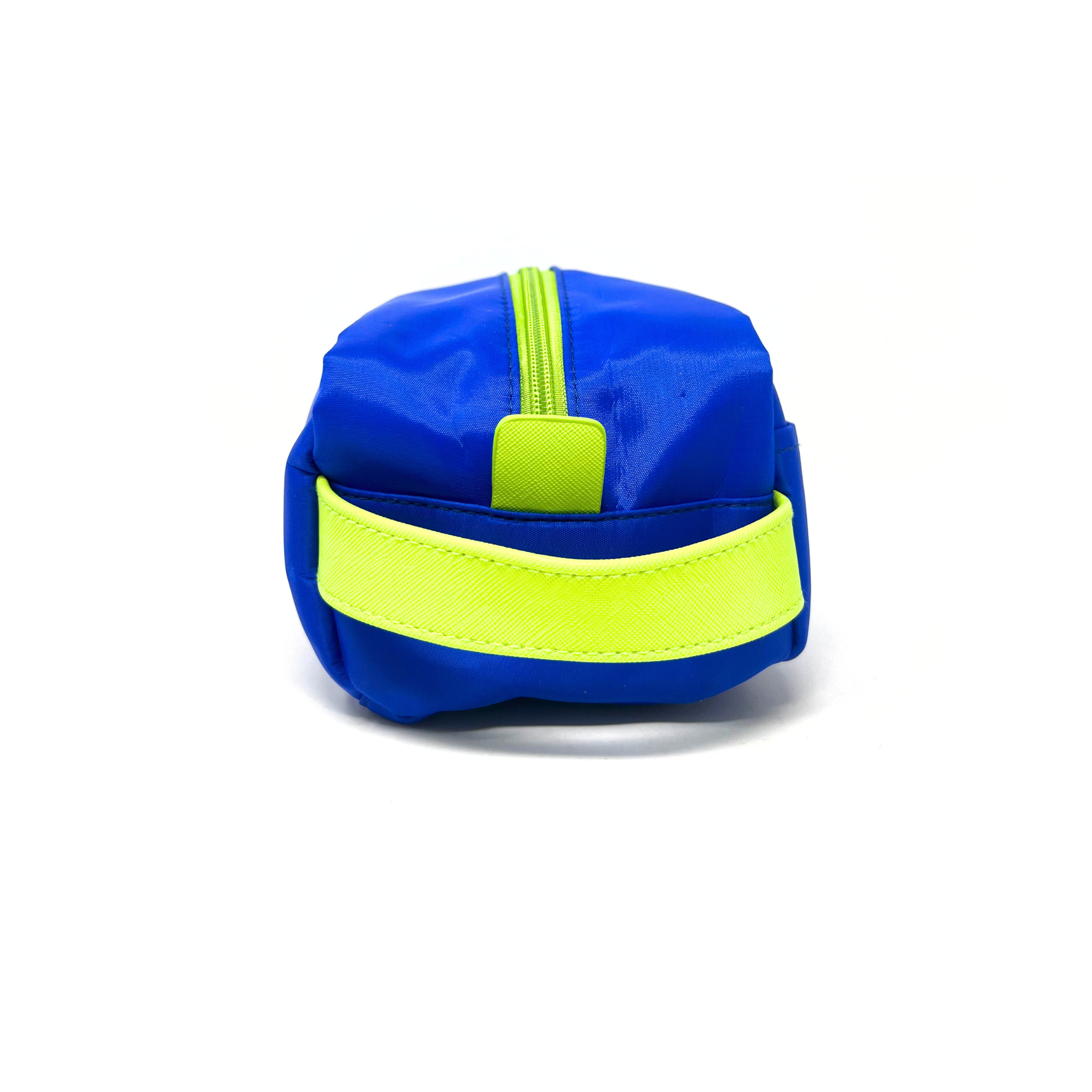 YOUZEY - Wholesale Toiletry Bag - Women's - Blue with Lime Green Accent Dopp Kit2