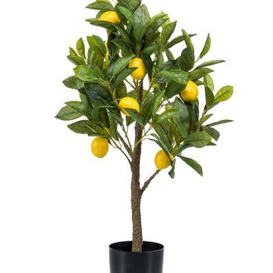 Kunstpflanze Citrus Limonia – Zitronenbaum – 72cm – Hochwertiger künstlicher Baum mit naturgetreuen Blättern & realistischen Früchten – Immergrüne Dekopflanze für Wohnzimmer, Küche & Büro – Pflegefrei & langlebig für den Großhandel von Oasis of Life