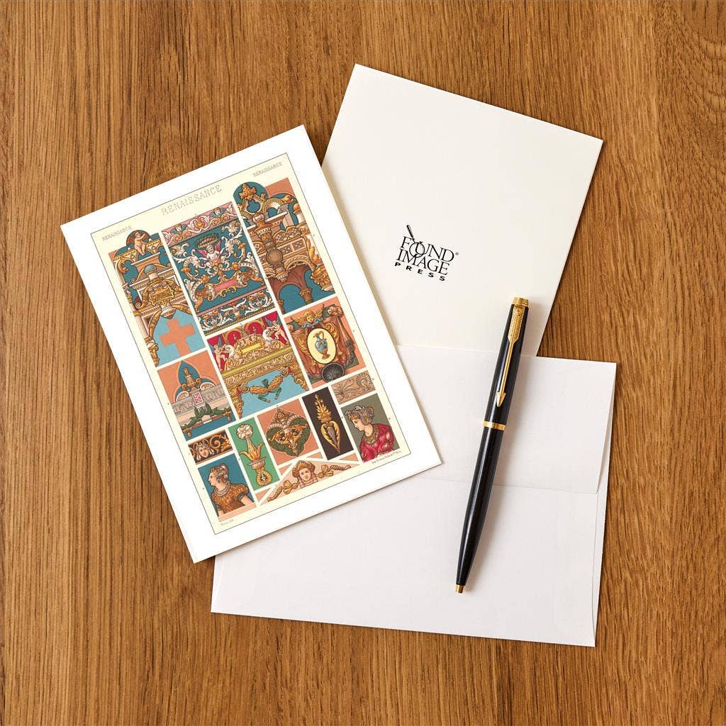 Found Image Press – wholesale Kontorsmateriel/Notecard Set – Gratulationskort DA-195 Renässansdesigns1