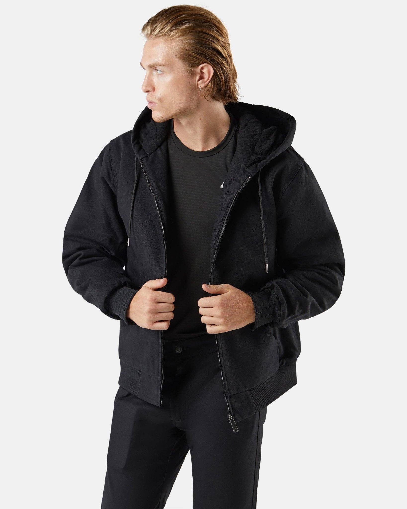 BAD WORKWEAR - Wholesale Jacket - Men's - BAD MICHIGAN™ HEAVY-DUTY COTTON CANVAS HOODED JACKET8