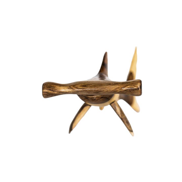 Bravo Handcraft - Wholesale Sculpture - Hand-Carved Wooden Hammerhead Shark Sculpture3