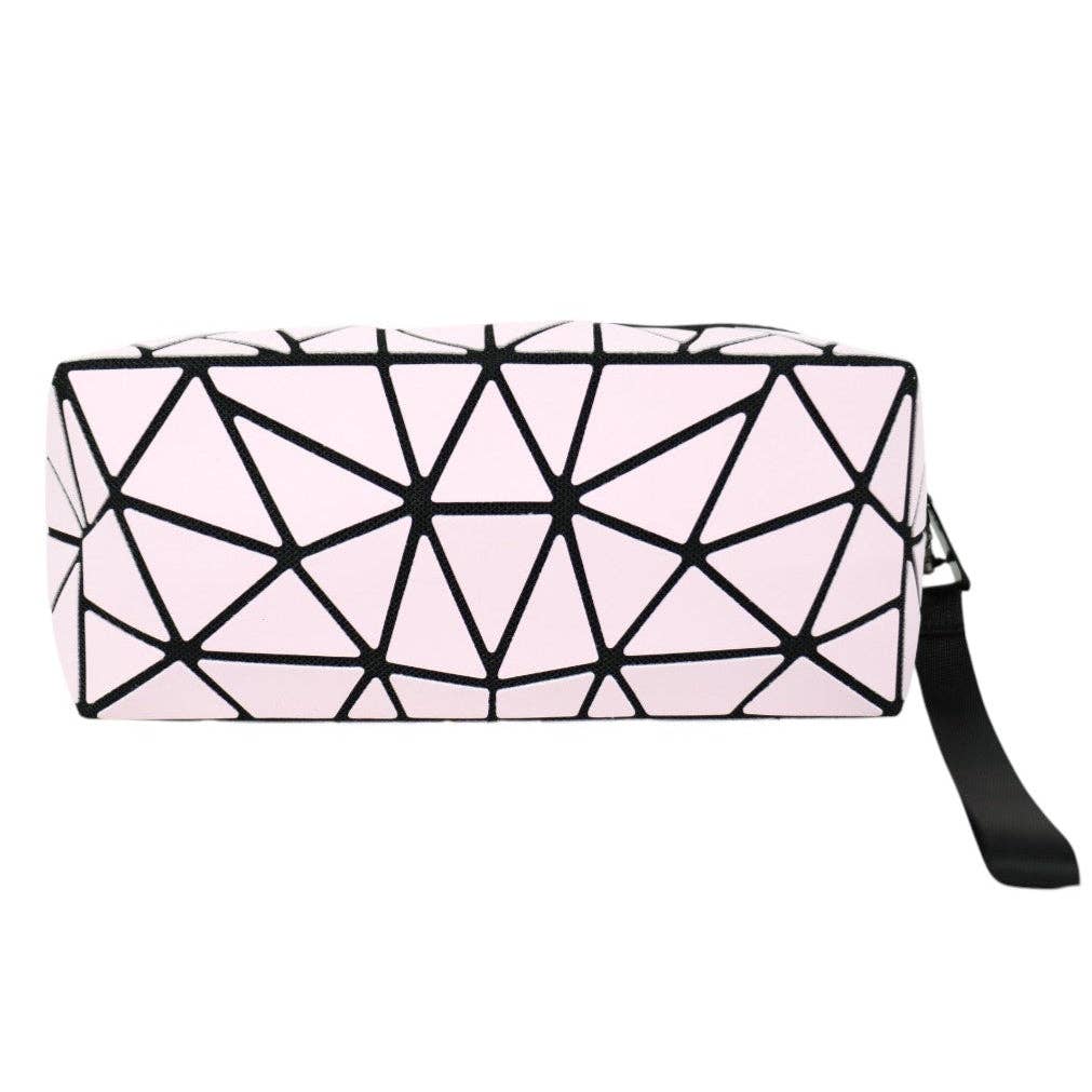 ASSORTED Geometric Triangle Pattern Makeup Pouch JB5526-14. (12PC) for wholesale on Faire20