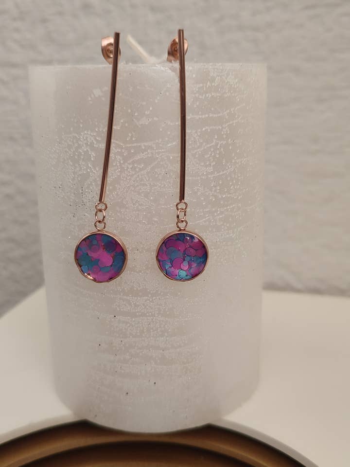 GAUDI2 RESIN EARRINGS for wholesale by catsplatayresina