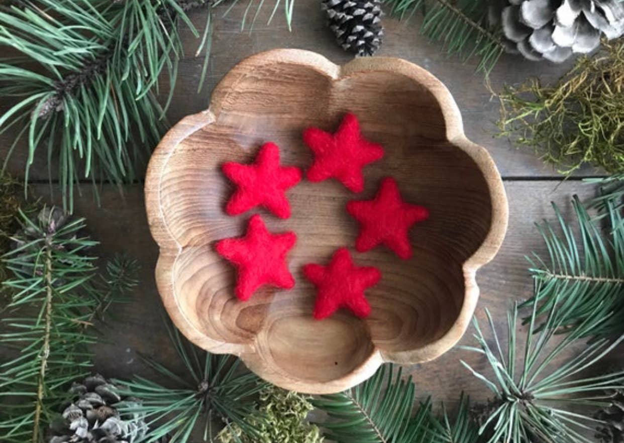 House of Moss – wholesale Dekorativt bordsobjekt – Tovad ullstjärna5