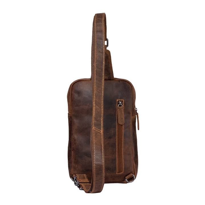Greenwood Leather - Wholesale Crossbody Bag - Unisex - Leather Crossbody Bag Hamilton GW6806