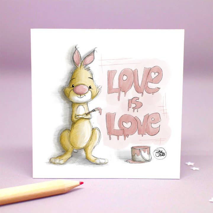 Paul Castle Studio - Wholesale Art Print - Love is Love - Art Print