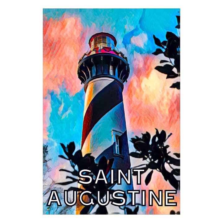 St. Augustine Lighthouse Sticker for wholesale by PNW Departure