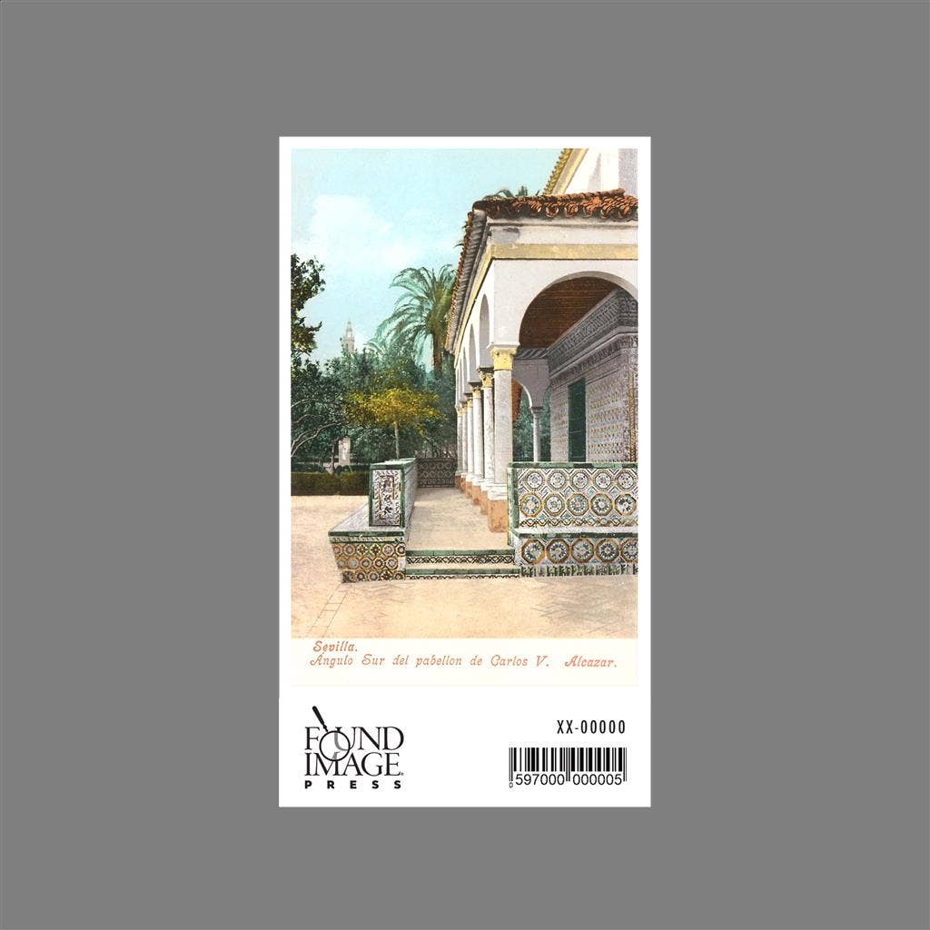 Found Image Press – Adesivo por atacado – Autocolante MF-135 Palácio Alcazar em Sevilha, Espanha1
