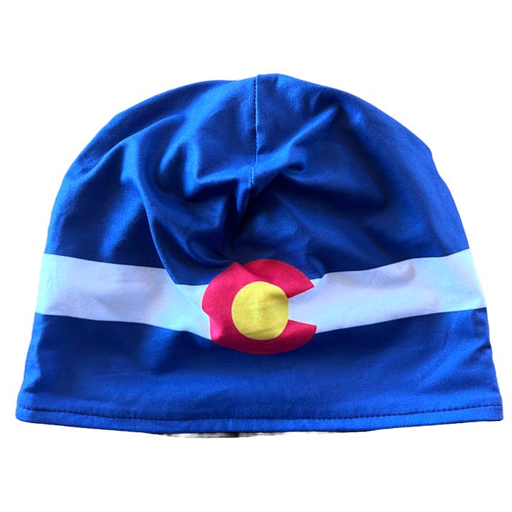 Colorado Flag Lined Beanie for wholesale by HeadPeace