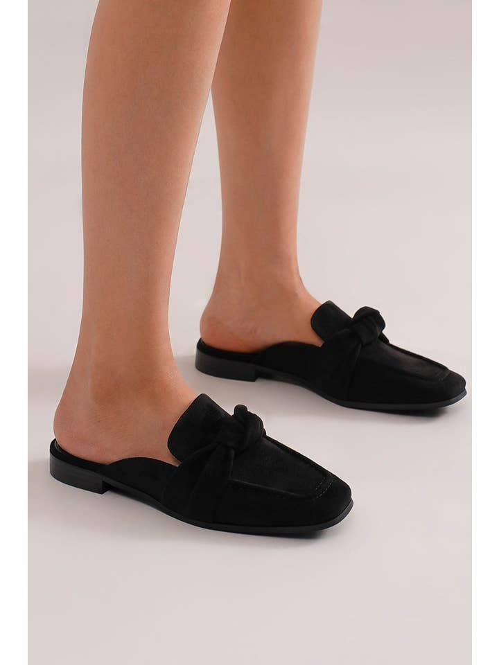 BEAST FASHION - Wholesale Mules - Women's - SHEENA-07 Knot Detail Mules8