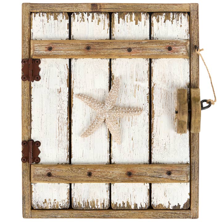 Starfish Wall Cabinet for wholesale by Primitives by Kathy