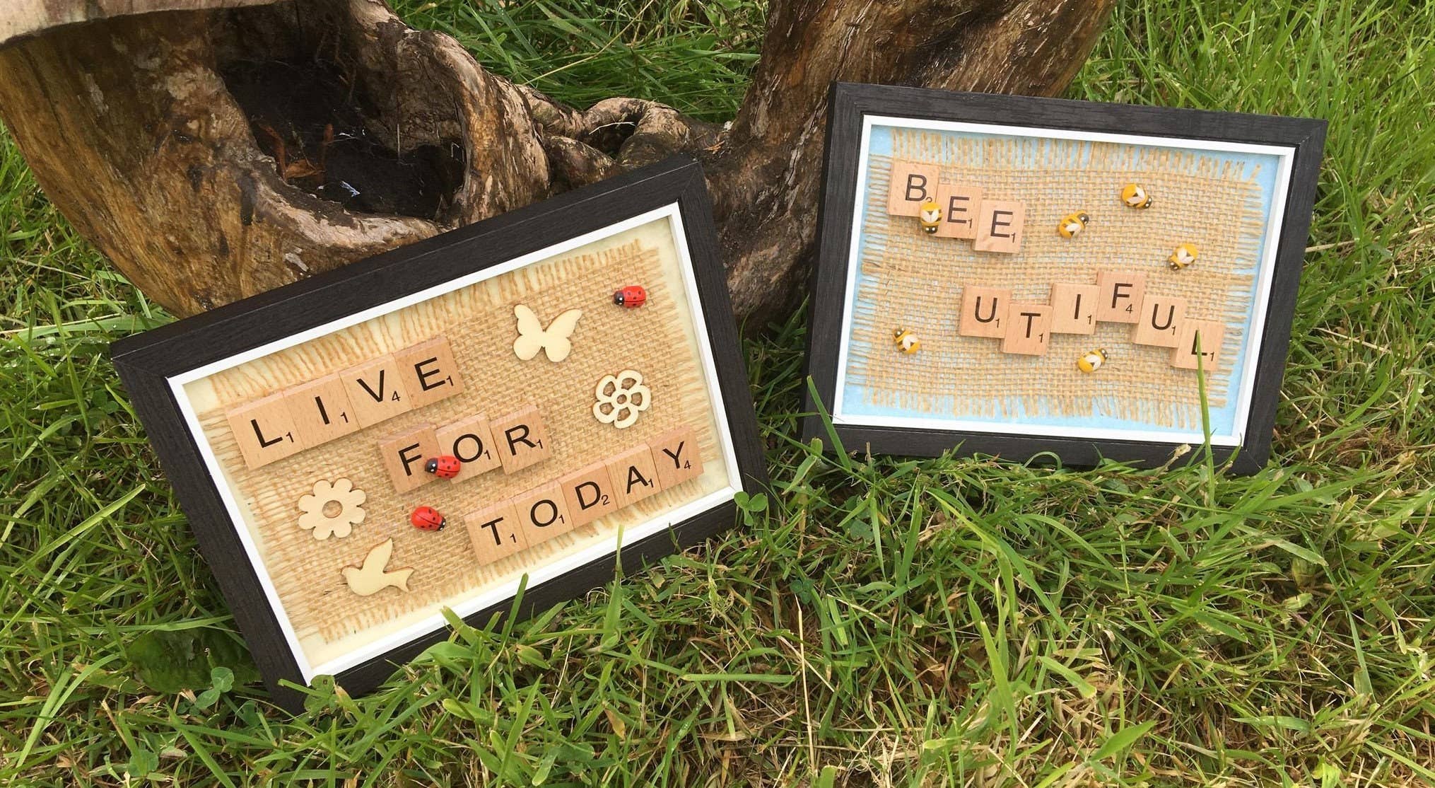 KCK Gifts – Moldura por atacado – Sentimento SCRABBLE2