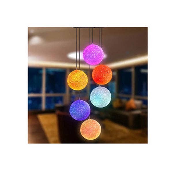 HarthyourHome - Wholesale Wind Chime - Solar Powered Crystal Ball Wind Chimes