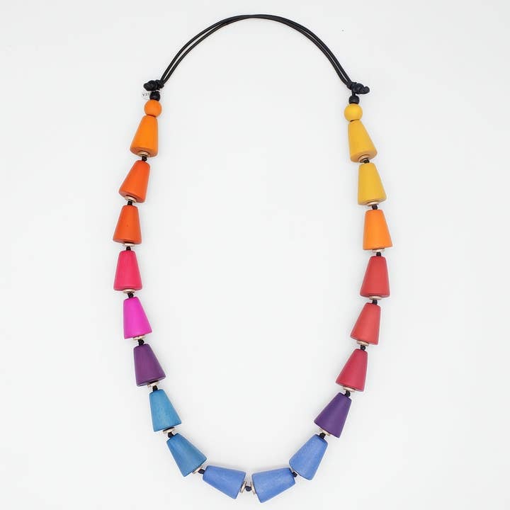 Zariah Multi Color Ombre Necklace for wholesale by Sylca Designs