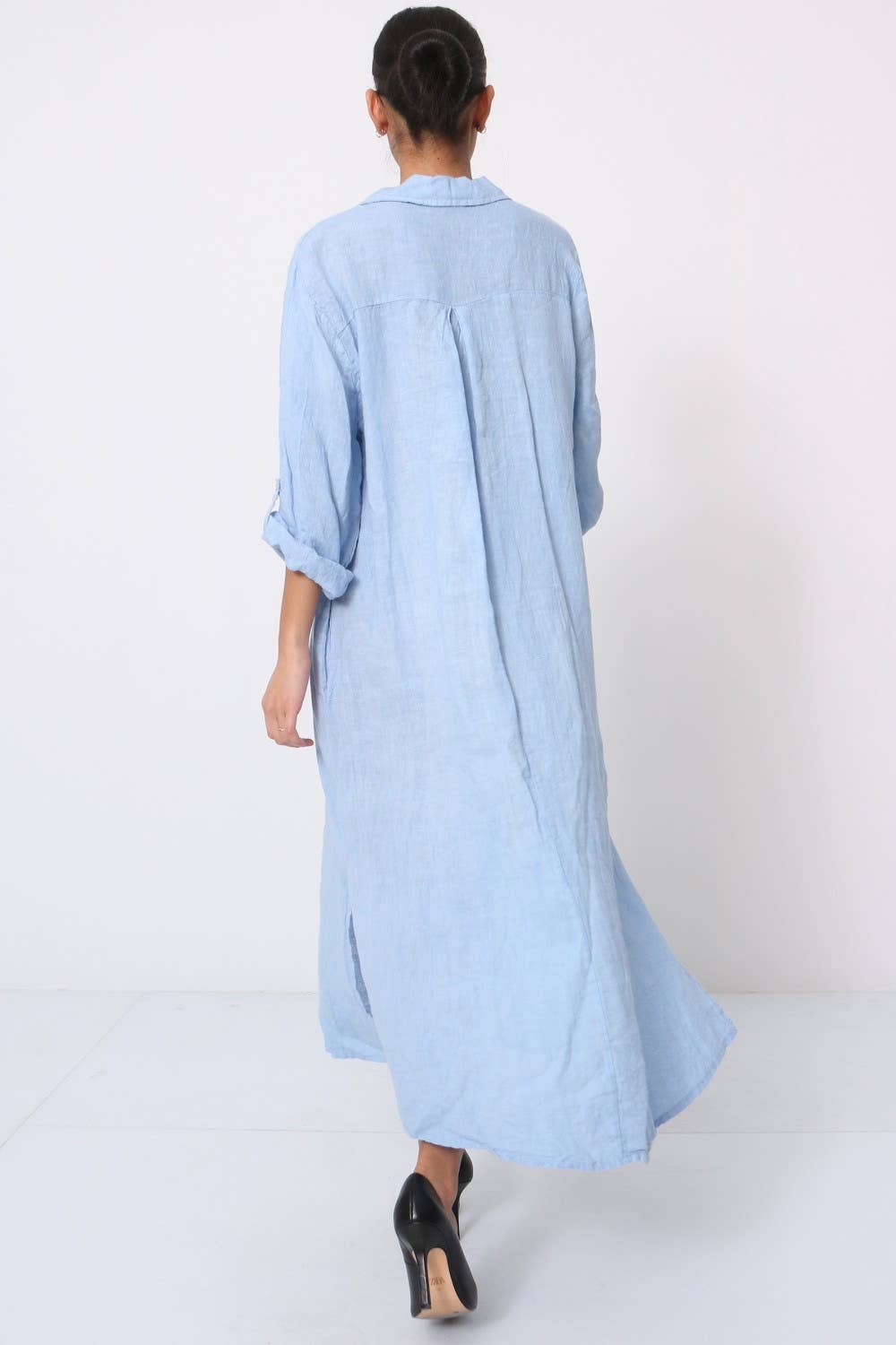 LÉA & LUC - Wholesale Dress - Women's - Long dress in 100% linen REF.2090027