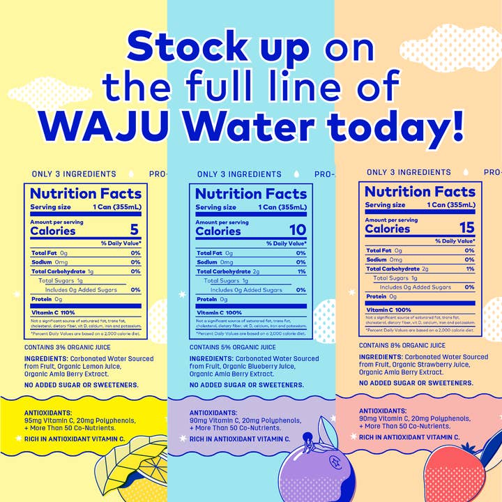 WAJU Water - Wholesale Sparkling Water - Lemon Water from Fruit | Sparkling Water | Antioxidants5