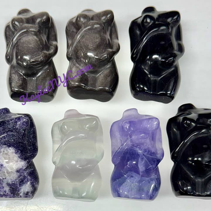 KayleeNYC - Wholesale Spiritual Stone/Crystal - Natural Mixed Crystal Pregnant Goddess3