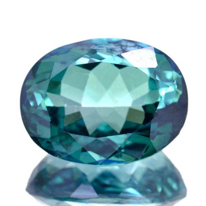 14.00 ct Topaze verte taille ovale pour la vente par Naturjoya