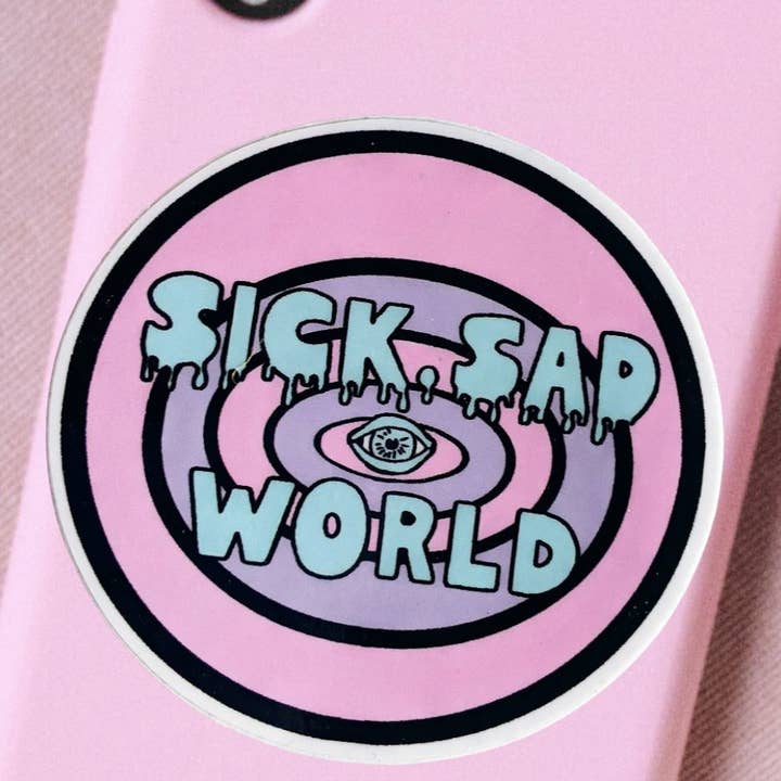 Sick Sad World Stickers Decals 90s, Daria, MTV, Butthead for wholesale by HelloSailorTees