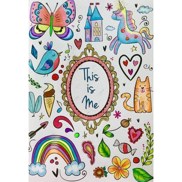 Hopscotch Girls - Wholesale Coloring Book - Kids & Baby - Coloring Book for Girls - "I Am Confident, Brave &..."