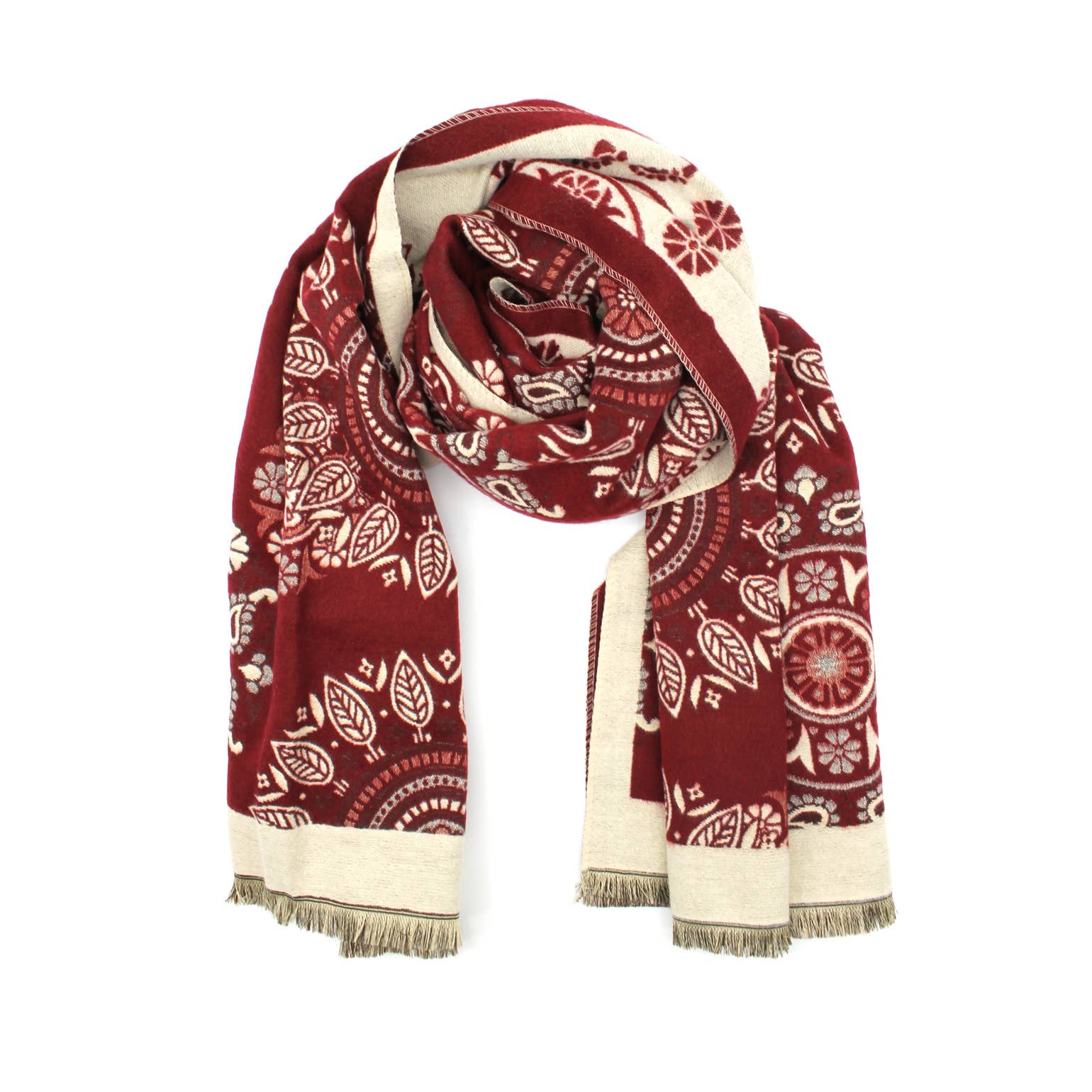 Vimoda - Wholesale Scarf - Women's - Thick floral print scarf4