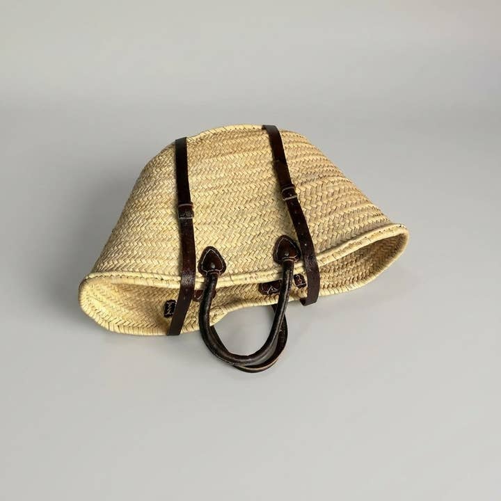 Melecraft – Engroshandel Strandtaske – Fransk Markedskurv Rygsæk - Vævet Palmelæder Taske9