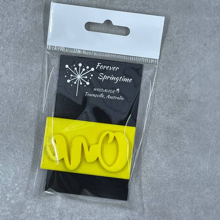 Forever Springtime - Wholesale Craft tool - Birthday ONE style 'C' Embosser Stamp for Fondant / Polymer Clay / Clay / Plasticine
