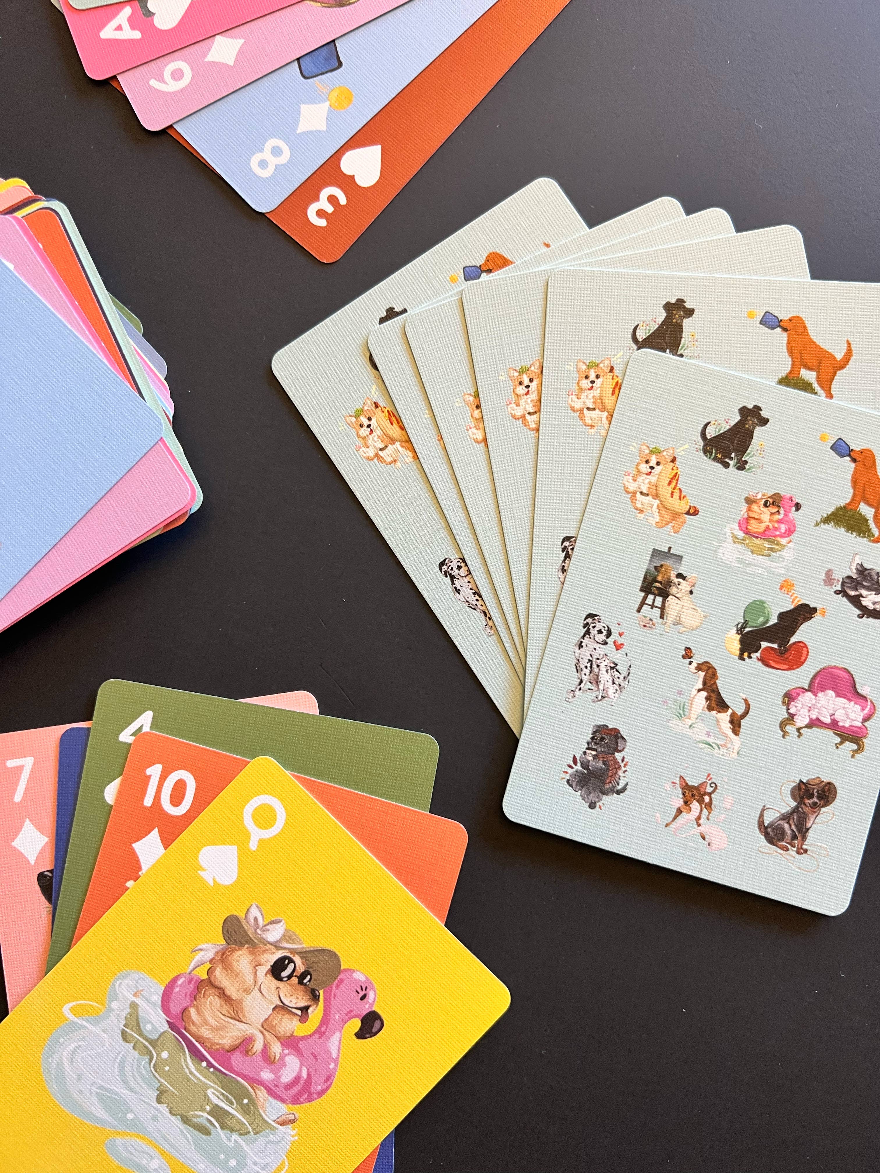 Slightly Stationery - Wholesale Playing Cards - Illustrated Dogs Playing Cards6