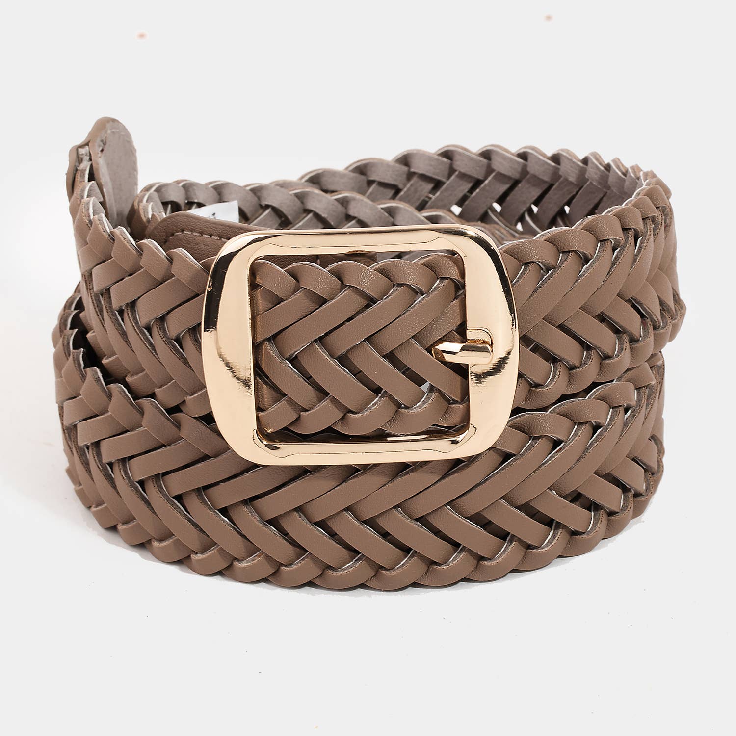 Collections by Fame Accessories - Wholesale Belt - Women's -  Braided Vegan Leather Belt6