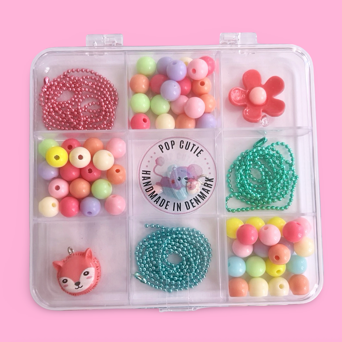 Pop Cutie Accessories & Gifts - Europe - Wholesale Dhz-sieraden - Kinderen - Doe-het-zelf Kit – Maak 3 stuks Kettingen - Kawaii Sieradendoos8