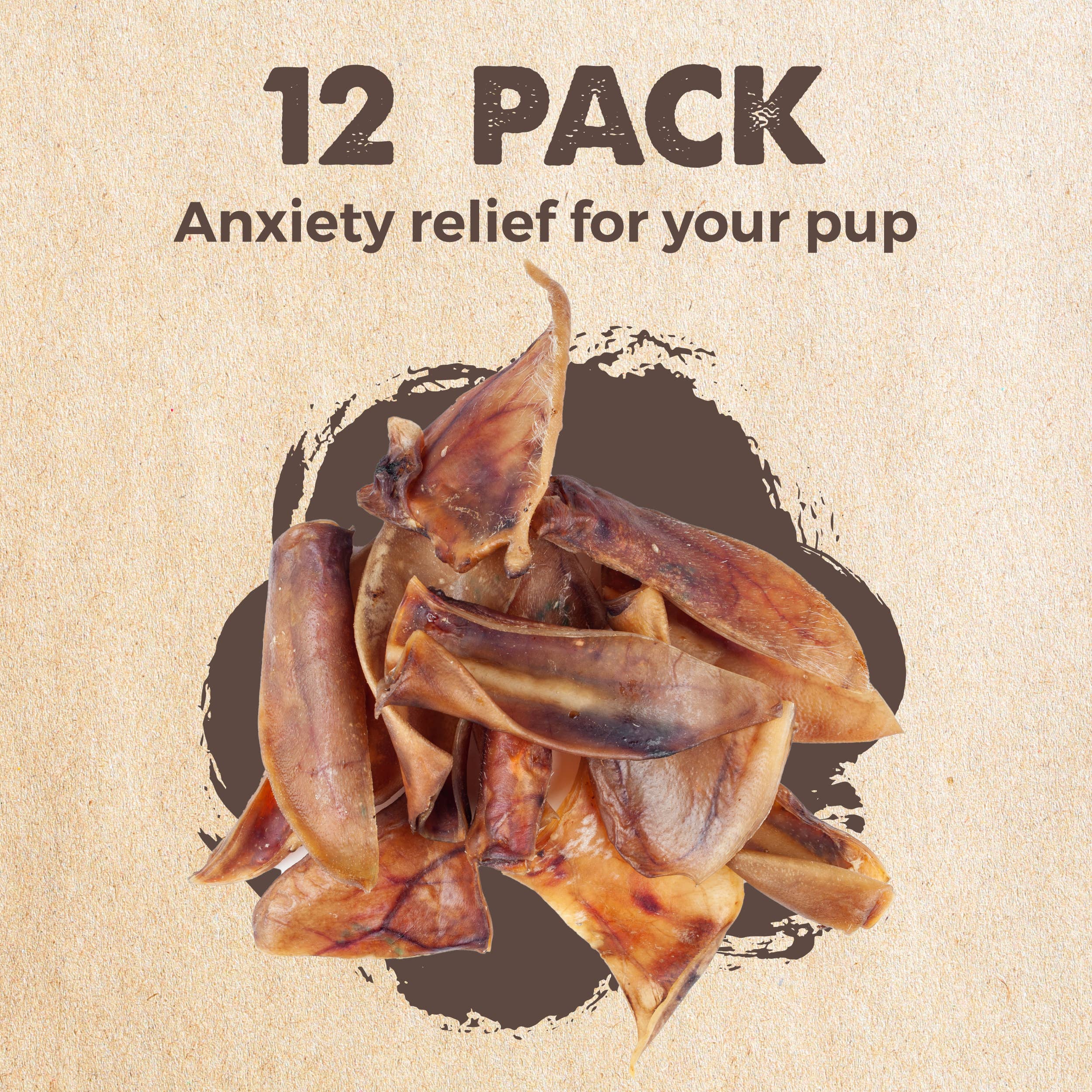 Mighty Paw - Wholesale Pet Treats - Dog - Naturals Half Pig Ears (12 Pack)7