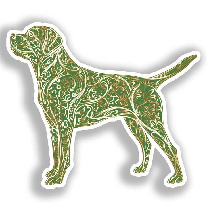 Autocollant Décalcomanie Chien Rottweiler # A017955 pour la vente par Yoonek Graphics