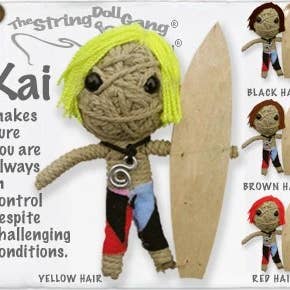 Kai Boy the Surfer String Doll Keychain for wholesale by Kamibashi