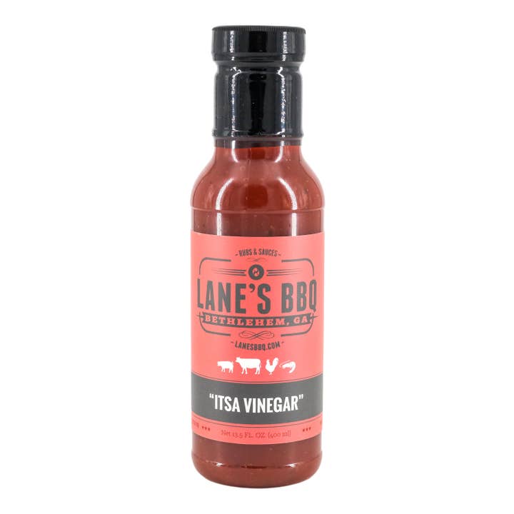 Itsa Vinegar Sauce - 13.5oz Bottle for wholesale by Lane's BBQ