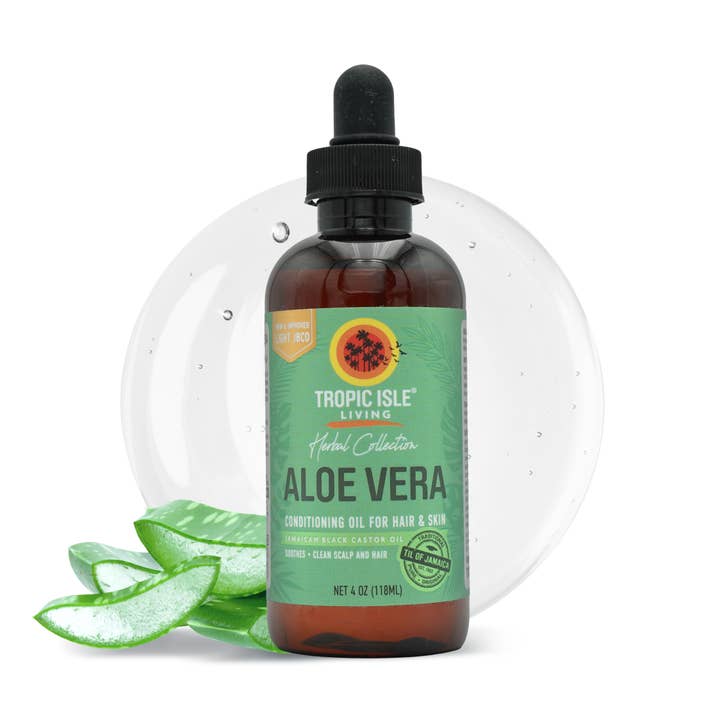 Tropic Isle Living - Wholesale Hair Oil - Aloe Vera Jamaican Black Castor Oil 4oz1