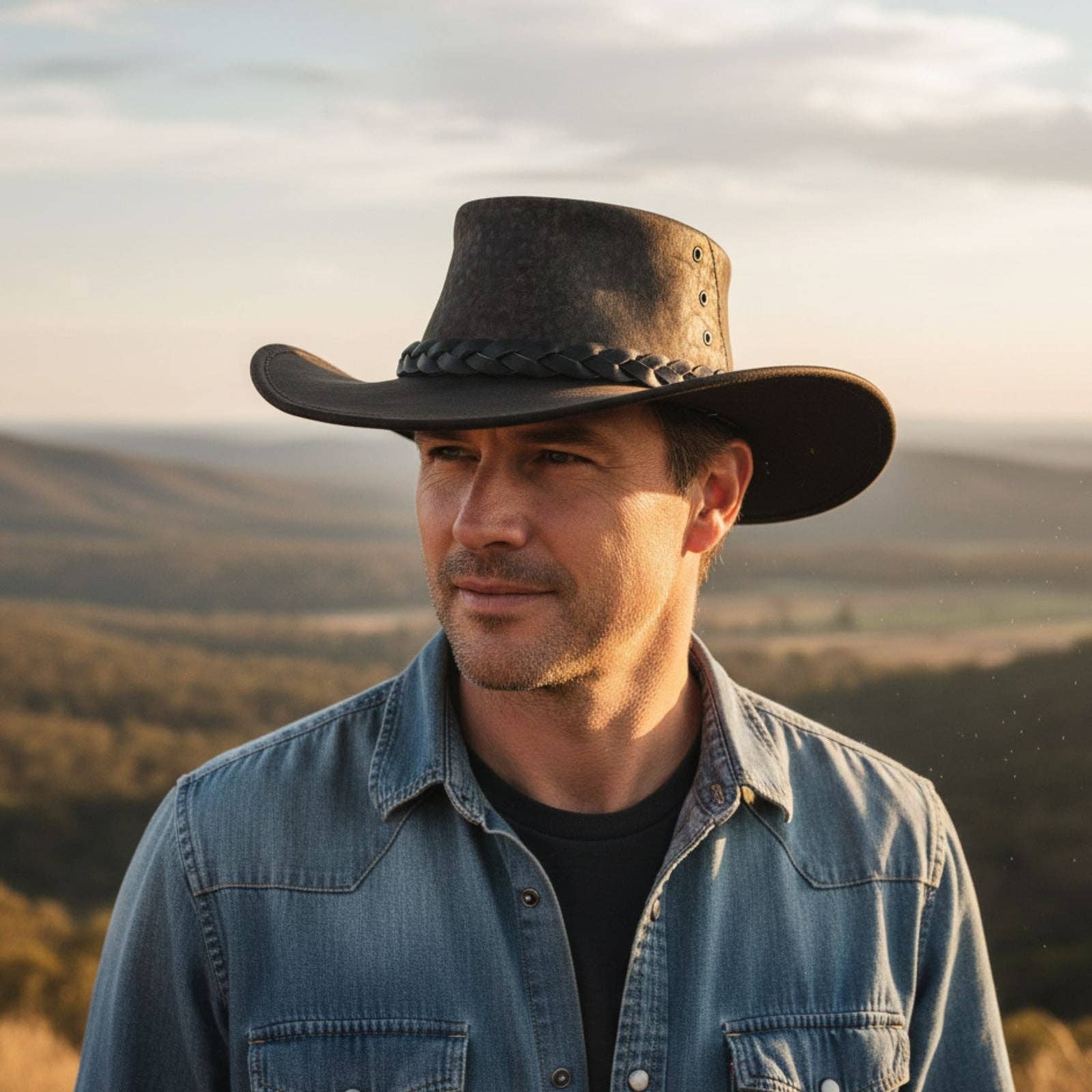 Stonewash Brown Jacaru 519 Roo Squashy Hat for wholesale on Faire3