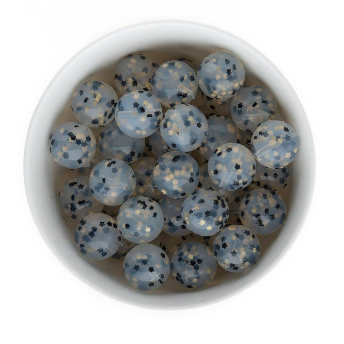 Cara & Co Silicone Craft Supply - Wholesale Craft Supplies - Sprinkle Silicone Round Beads - Loose Beads11