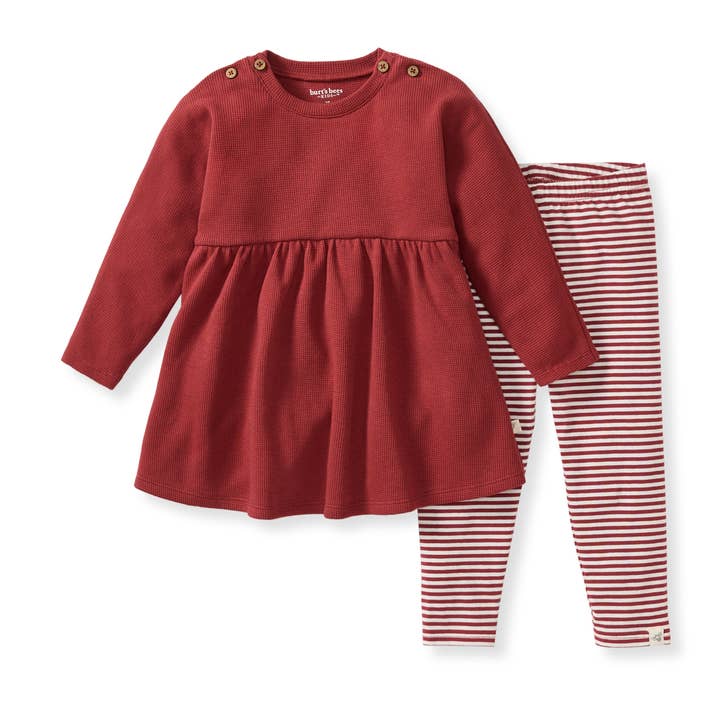 Thermal Organic Girl Tunic & Pants Set
 for wholesale by Burt's Bees Baby