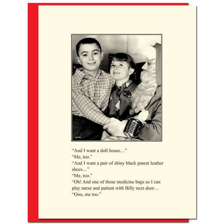 Cartão de férias da Doll House por atacado de Bloodshot Press