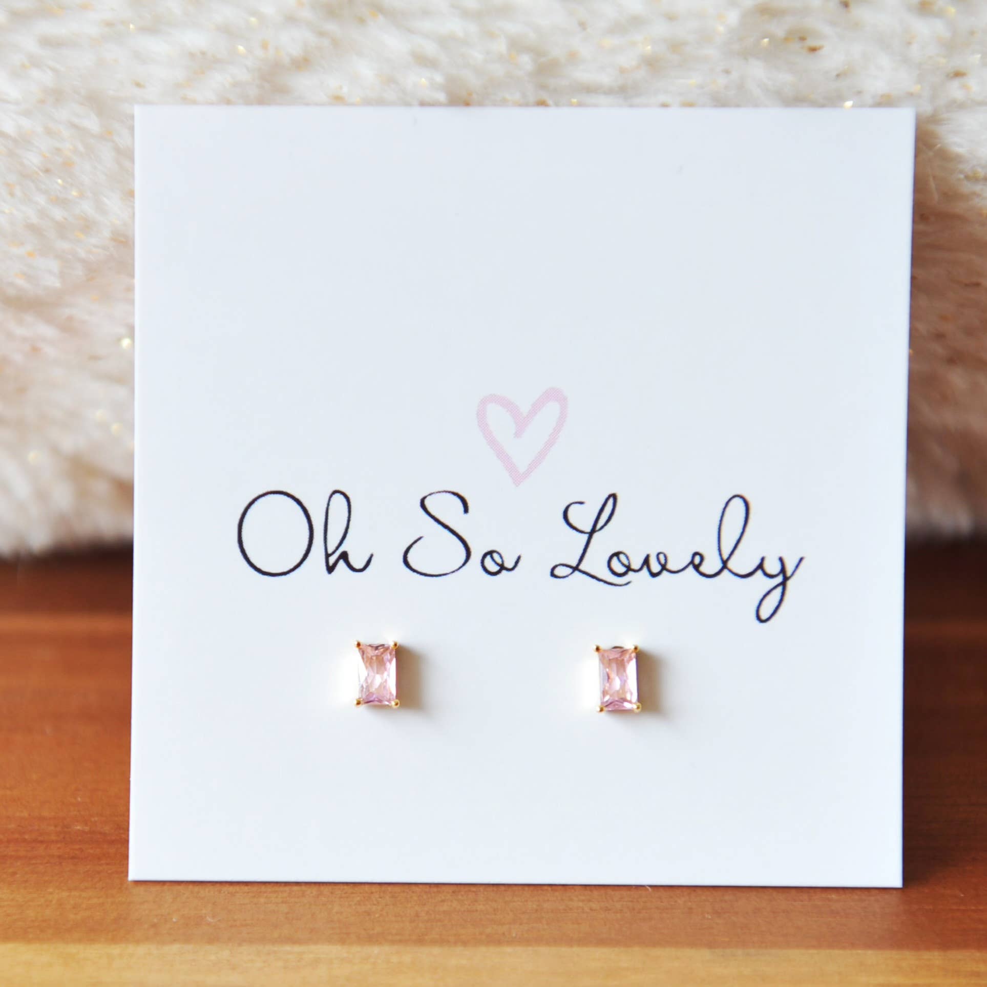 Oh So Lovely – Engroshandel Ørestikkere – Krystalbaguette-ørestikker i flere farver12