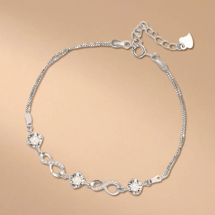 1,5 karat moissanit sterlingsølv diamantarmbånd for engroshandel hos Celino Jewelry