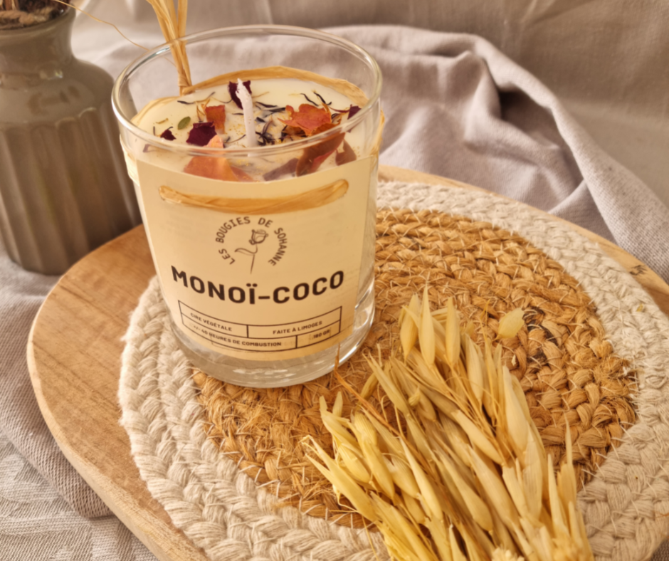 Les Bougies De Sohanne - Wholesale Jar/Filled Candle - Monoi-Coco candle0