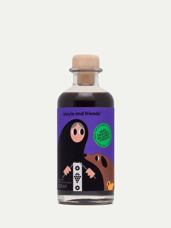 Greek Organic Balsamic Vinegar for wholesale by yiayia and friends