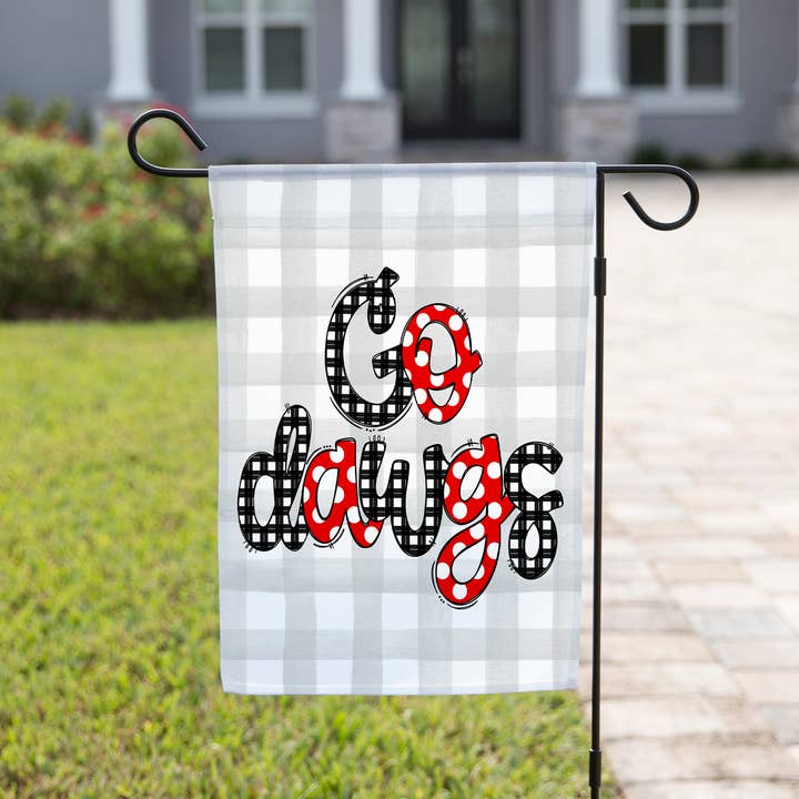 The Navy Knot - Wholesale Flag - Fall Garden Flag - Go Dawgs Georgis Bulldogs Football0