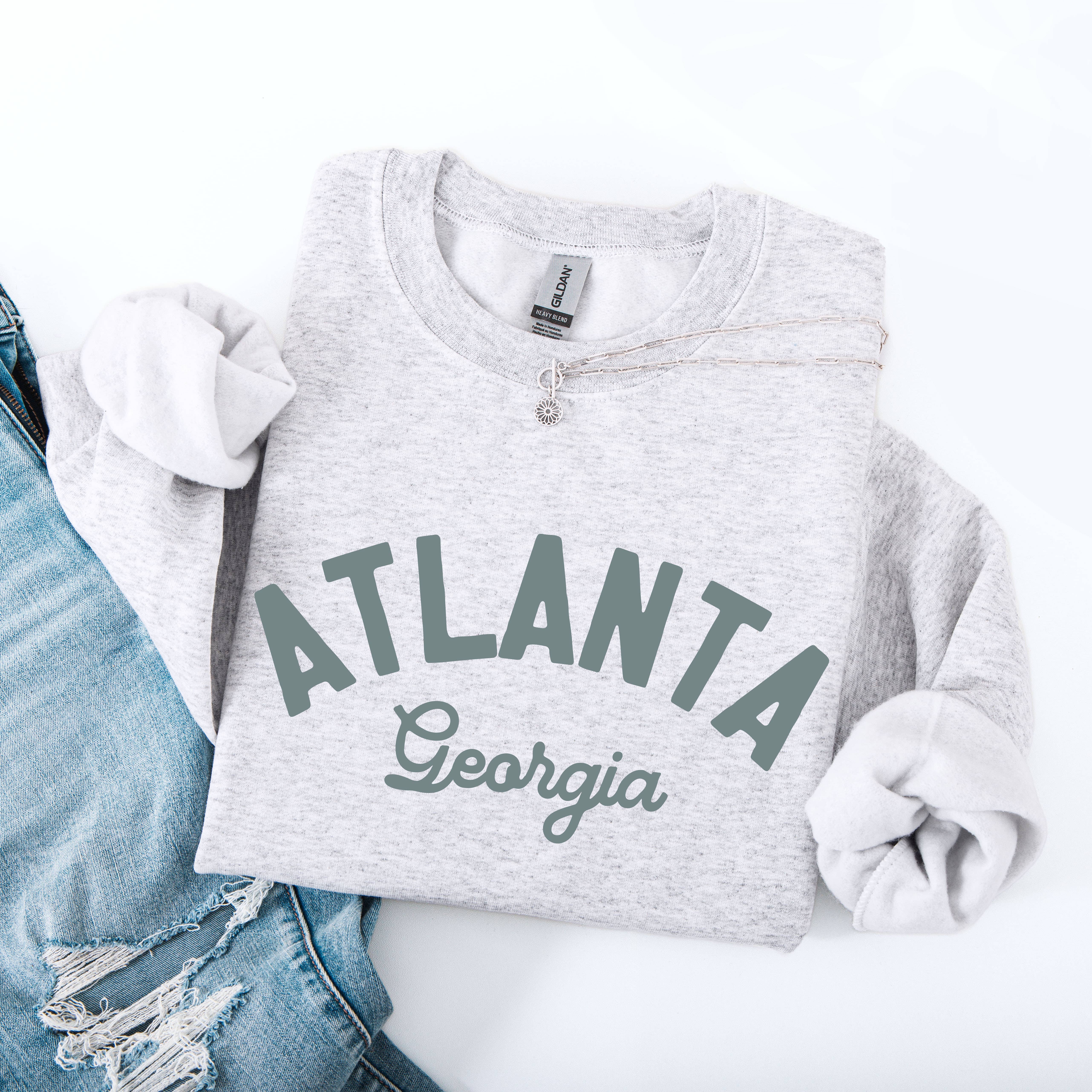 Mugsby - Wholesale Graphic Sweatshirt - Women's - Personalized City Name Crewneck, Custom Town Name Sweatshirt1