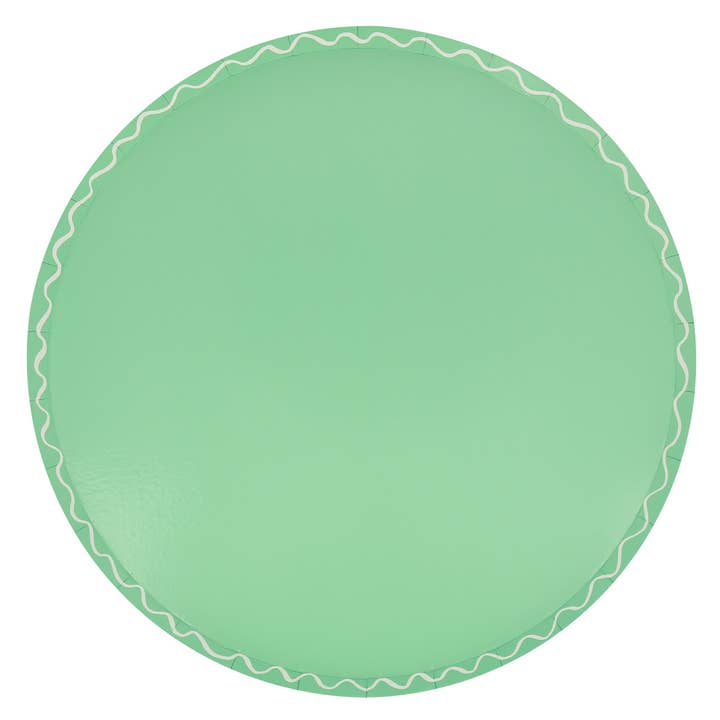 Meri Meri – wholesale Disposable plate – Mixed Wavy Line Dinner Plates7