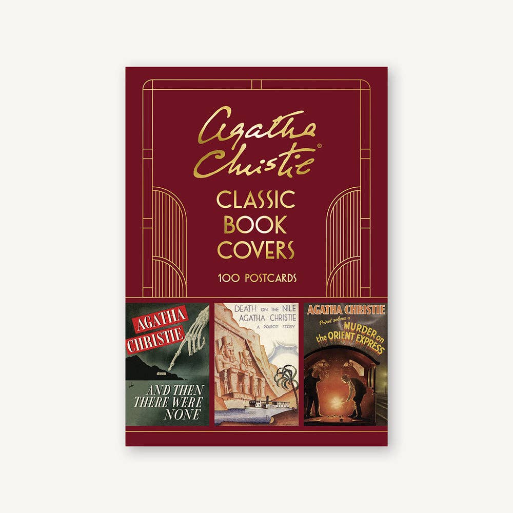 Chronicle Books - Wholesale Postcard Set - Agatha Christie Classic Book Covers: 100 Postcards