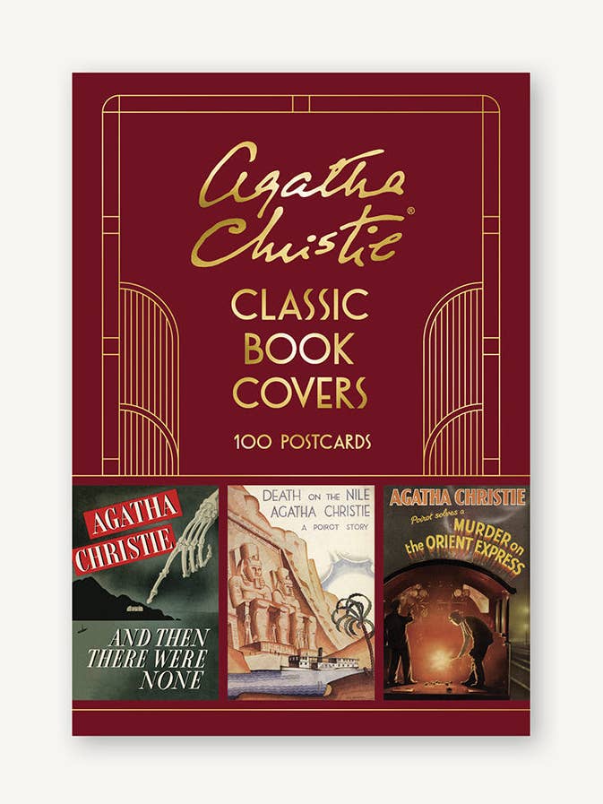 Agatha Christie Classic Book Covers: 100 Postcards for wholesale by Chronicle Books